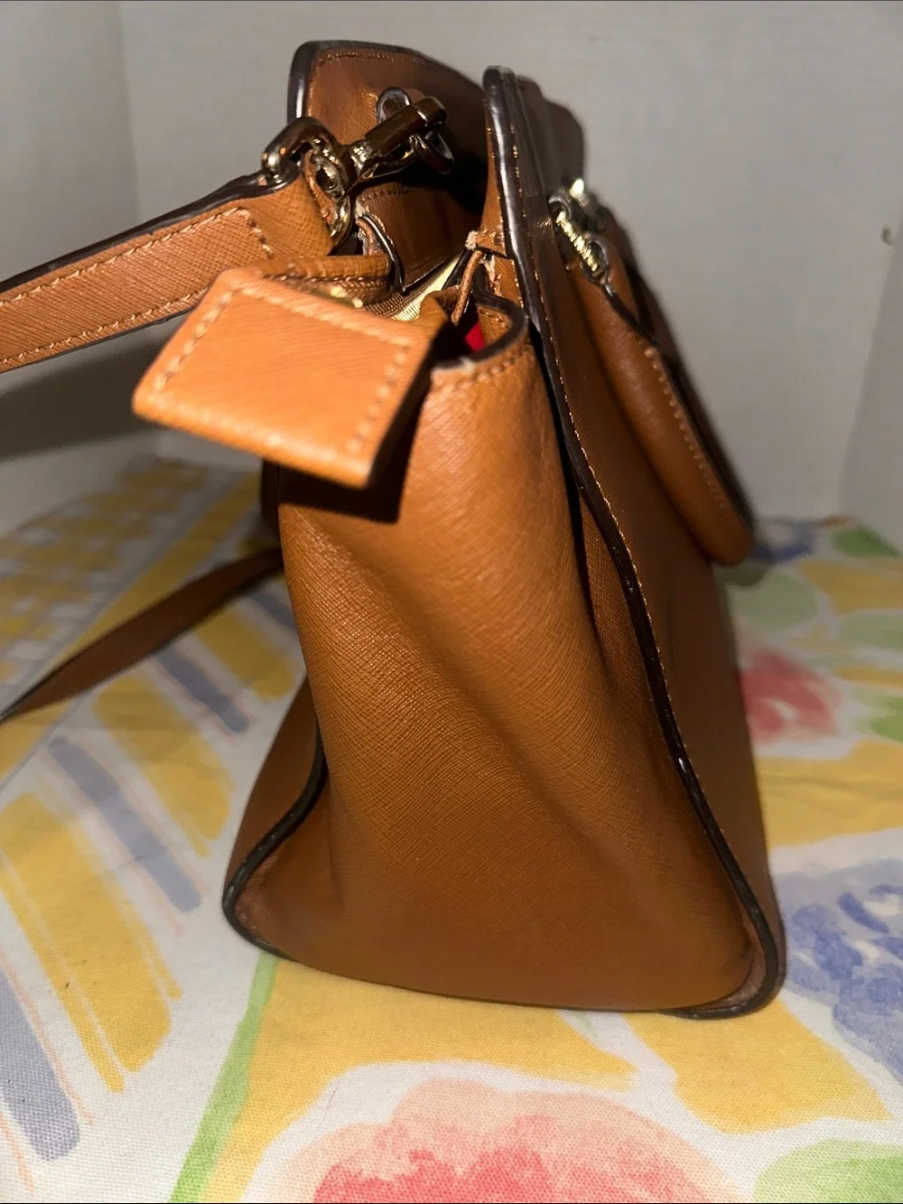 MICHAEL KORS  large Selma saffiano leather satchel